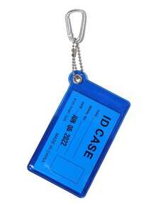 1pc Y2K Candy-Color PVC Clear Card Holder – Transparent Bus / Meal / Access Pass Case With Holographic Hanging Charm Jelly Bag Accessory Back-To-School & Streetwear 2025 For Women Money Wallet Mini Wallet Purse Wallet School Supplies Card Wallet