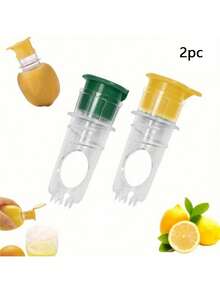 Manual Citrus Juicer - Plastic Lemon & Orange Squeezer With Ergonomic Handle | Efficient Squeeze Design For Fresh Juice Extraction