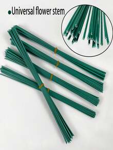 10/50pcs 2mm Artificial Flower Rod Flower Stem Wire Making Accessories, Lifelike Green Flower Stems For DIY Wedding & Home Decor,Flower Head Decoration Accessories And Handicrafts,Bouquet Stem Flower Arrangements Decor Supplies, Stems Flexible Bendable Iron Wire Sticks ,Party And Holiday Decorations,Fall Decoration, Halloween Decoration, Christmas Decoration, Boho Style,Bedroom Accessories Decorations