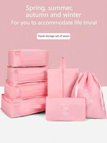9 件旅行收纳袋衣服内衣化妆品鞋行李打包立方体旅行整理袋洗漱用品袋（无分配瓶）包、房间装饰、包、化妆包、梳妆台、旅行、化妆包、旅行必需品、整理器、存储、旅行必需品、化妆品整理器、化妆包、化妆品整理器、整理器、洗漱用品包、桌面整理器、化妆包、化妆袋、化妆品整理、梳妆台配件、化妆袋、化妆包
