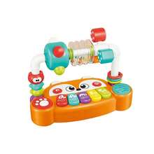 1 pieza Juguete de piano electrónico de zorro bebé, juguete de música inteligente multifuncional para educación temprana, adecuado como regalo para bebés (color y patrón de expresión aleatorios) - Multicolor - Ver 8