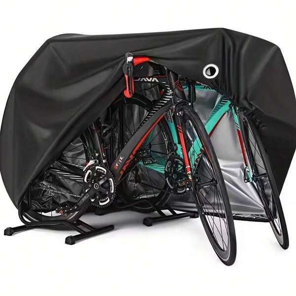 Bike Waterproof Cycle Bike Rain Cover, Bicycle Cover Rain Sun UV Dust Windproof With Lock Hole For Mountain, Road & Dirt Bike