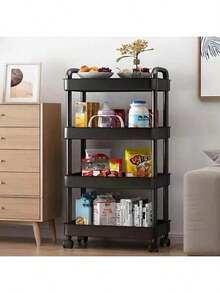 5/4/3-Tier Rolling Storage Cart, Underwear Organizer, Thick Tubes, Strong Load-Bearing Capacity, Multi-Layer Storage Rack, Suitable For Kitchen, Bedroom, And Outdoor Camping, Durable Plastic Design, Multifunctional Storage Cart | Stylish Modern Shelf | Sturdy Storage Rack, Great For Halloween, Christmas Gifts