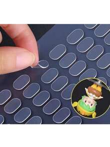 126_120 piezas Gel transparente para museo, Tacks adhesivos removibles, Puntos de pegamento doble cara sin rastro, Masilla adhesiva para manualidades, globos, decoraciones de fiesta y festivales, 0.39