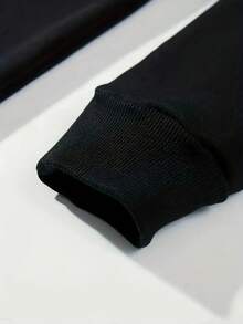 Men'S  Whiskey Tacos Football Graphic Hoodie - Black Casual Pullover Sweatshirt With Humorous Design, Regular Fit Long Sleeve For Everyday Wear & Thanksgiving Day, Everyday Comfort Apparel| Playful Graphic Hoodie| Comfortable Fit Hoodie, Essential Hoodie, Perfect For Thanksgiving - màu đen - Xem 4