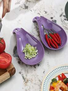 1 قطعة/2 قطعة حامل ملعقة من البولي بروبيلين، حامل ملعقة الحساء، وسادة الملعقة، حامل ملعقة مشترك، حصيرة عازلة للحرارة، أداة مطبخ