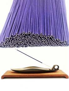 18/40/80 Piezas de Incienso de Lavanda, Palitos de Bambú Natural, Aromaterapia Hecha a Mano para Relajación, Enfoque, Rejuvenecimiento, Disfrute Sensorial, Meditación y Yoga, Fragancia Duradera, Adecuado para Purificación del Aire, Sueño y Relajación, Especialmente en Verano