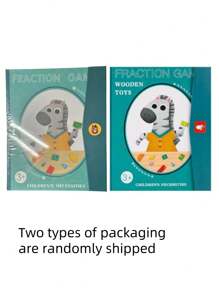 1PC Children Magnetic Fraction Learning Math Toys Wooden Fraction Book Set Teaching Aids Arithmetic Learning Educational Toys ,Magnetic Toys ,Magnetic Blocks ,Wooden Toys,Magnetic Blocks,Fractions,Math Book