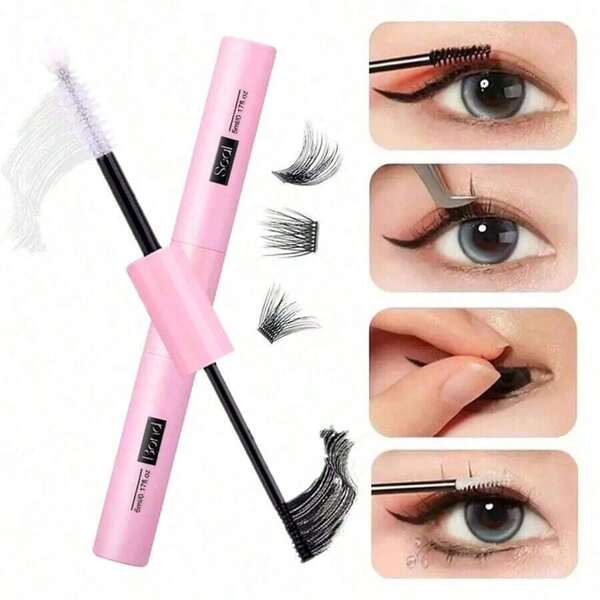 1PC 10ml Eyelashes Extension Glue Long Lasting Lashes Glue Quick Dry Waterproof Adhesive White-Clear Glue Low Irritant Makeup