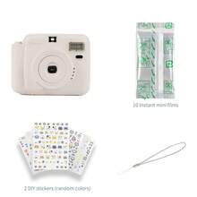 Popoto Instant Camera, For Instant Mini Films,Automatic Metering Intelligent Recommendation Mode,Cute Mini Compact Camera For Students,With 10 Sheets Of Films.(Not Include Battery)