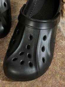 Einfarbige, dicksolige, rutschfeste, strapazierfähige, leichte, weiche, atmungsaktive, verstellbare Absatz Lässig Slip-On Sandalen, geeignet für Innen, Außen, Strand, Garten, modische Clogs