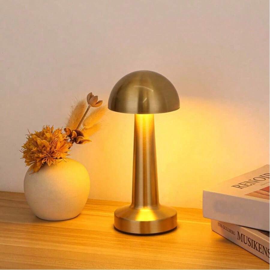 1 件便携式 LED 触摸灯，3 种亮度等级，柔和不刺眼的灯光，适用于小夜灯、床头灯、餐厅、咖啡厅氛围照明 - 多款 - 查看 1