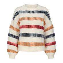 2025 秋冬女装新款休闲复古拼色宽松喇叭袖针织毛衣 基本款上衣、返校服、圣诞装、女士约会夜装、露肩毛衣、韩版、秋季女装、端庄女士、派对女士、Y2K 女士、外出上衣、音乐会女士、约会夜女士、休闲、新年、女士冬装、沙特国庆节、别致、乡村