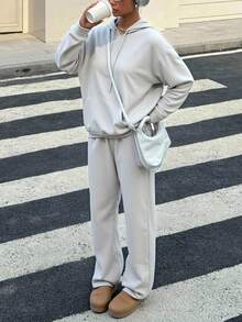 Women Two-Piece Outfits - Grey - View 2