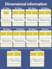 Sanrio 1 件可爱卡通印花床笠、// 床上用品、床垫保护套、床罩、床笠、舒适家纺、透气抗起球床垫保护套、家居装饰、适合所有床尺寸 - 单人床、双人床、大号床、特大号床、适合所有季节、防尘床罩、可机洗 - 紫色 - 查看 9