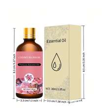 100ml/30ml/10ml Sakura Duft Ätherisches Öl, Eukalyptus Ätherisches Öl, geeignet für Diffuser, Luftbefeuchter, Hautpflege, Seife/Kerzen Herstellung, unisex, Porenreinigung, feuchtigkeitsspendend, ideales Geschenk