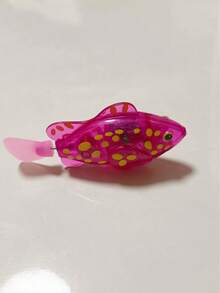 4-Color Electric Simulation Fish Cat Toy, Automatic Swimming Fish Toy, Sensing Swaying Fish Toy That Glows, Includes Batteries