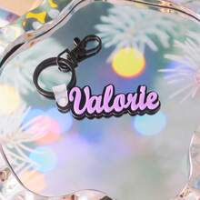 1 Pc Acrylic Name Keychain For Car Key, Name Tags For Men Boys, Custom 3D Printed Keychain , Custom Key Chain, Name Keychain , Custom Key Ring , 3D Printed Name, Custom Name Keychain ,Backpack Tag For Thanksgiving, Christmas Familly Girlfriend Mom Gifts,Delicate Romance, Utilitarian Chic