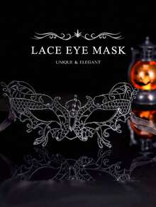 Máscara de encaje sexy para mujer, máscara de fiesta, disfraz de mascarada, accesorios para juegos de roles, utilería para actuaciones, adecuada para uso diario, bailes de máscaras, Halloween, decoraciones para fiestas de Navidad, regalo perfecto para familiares y amigos