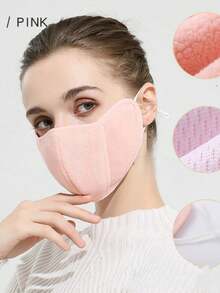 Custom Logo Winter Warm Thickened Eye Protection Outdoor Fashion Cold-Proof Mask, Washable Facemask - Black - View 3