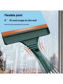 Perie telescopică de curățare a geamurilor de uz casnic, ștergător din silicon, instrument de curățare a geamurilor pentru ecran, ștergător pentru geamuri, racletă pentru curățarea geamurilor, ștergător înalt, mâner lung, ștergător pentru geamuri, poate fi folosit pentru a curăța pereții cu gresie, șterge oglinzile, curăța apa din golurile geamurilor mașinii, șterge suprafețele netede și ajută la curățarea podelelor.