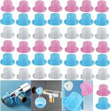 Guarnizioni anti-perdite per rubinetti, tappi anti-perdite in silicone, accessori per bocchette di tubi dell'acqua. Guarnizioni di tenuta durevoli per valvole, tubi flessibili e collegamenti di tubi, garantendo l'impermeabilità per le riparazioni dei tubi. Rondelle ad anello in silicone anti-perdite per rubinetti - disponibili in più quantità e colori.