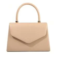 PU材质手拿包，适合派对、婚礼、日常活动和时尚活动。派对女孩和女士的理想之选；适合派对、婚礼、舞会、晚宴/宴会。送给女性的最佳礼物，派对包非常适合派对、婚礼、舞会、晚宴/宴会，可搭配节日派对礼服、晚礼服和亮片连衣裙，与舞会配饰完美搭配。 - 杏色 - 查看 3