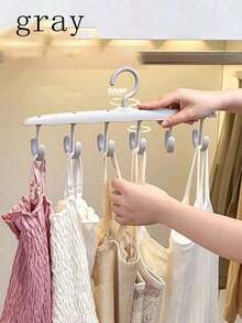 1 件/2 件帽架，节省空间的壁橱帽子收纳盒 - 可容纳多达 8 顶帽子，多功能悬挂式帽子展示架，适用于存放皮带、领带、围巾、背心、帽子、胸罩、鞋子、连衣裙、裤子、牛仔裤、靴子、裙子，适用于宿舍/卧室、浴室、衣橱、衣柜、家庭使用