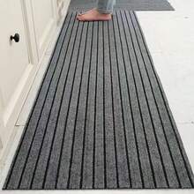 1pc Long Runner Rug Door Mat Entrance Rug Hallway Carpets, Anti-Slip Anti-Oil Waterproof Bathroom Mat, Suitable For Kitchen, Living Room, Corridor, Bathroom Entrance Gifts Birthday Graduation