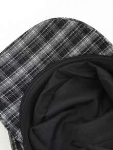 1pc Unisex Retro Plaid Beret Hat, Fashionable And Versatile, Suitable For Men And Women, Autumn/Winter Outdoor Street Style, Great As A Gift