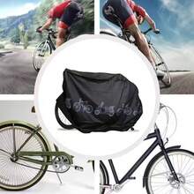 Cubierta de bicicleta impermeable, cubierta de bicicleta para lluvia, sol, UV y viento con orificio para candado para bicicleta de montaña, carretera y todoterreno