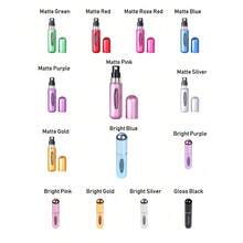 1PC 5ml Refillable Perfume Bottle, Portable Mini Spray Bottle For Travel And Outing, Living Room Home Bedroom Bathroom House Decor, Travel Stuff, Wedding, Party, Birthday, Gifts For Men Mom Dad Friends, New Years, Accessories, Funny Gift Home Bathroom Decor Fall Decor Back To School - Nhiều màu - Xem 2
