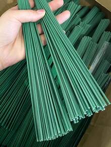10/50pcs 2mm Artificial Flower Rod Flower Stem Wire Making Accessories, Lifelike Green Flower Stems For DIY Wedding & Home Decor,Flower Head Decoration Accessories And Handicrafts,Bouquet Stem Flower Arrangements Decor Supplies, Stems Flexible Bendable Iron Wire Sticks ,Party And Holiday Decorations,Fall Decoration, Halloween Decoration, Christmas Decoration, Boho Style,Bedroom Accessories Decorations