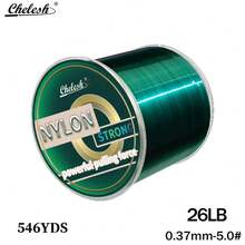 Chelesh 546yds Super Strong Nylon Monofilament Fishing Line, Available In Olive Green, Gray, Transparent, Fuchsia, Parallel Winding Craft, High Strength, Good Water Cutting Performance, Multiple Strengths Available, Father's Day Fishing Gift, Jewelry Making DIY - Multicolor - View 30