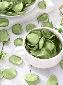 50/100/300/500/1000 piezas Pétalos de rosa de seda blancos artificiales, pétalos de flores artificiales para decoración de bodas, propuestas, canastas, pasillos, duchas nupciales y mesas