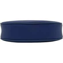 FashionPuzzle Small Crescent Shoulder Bag Underarm Purse - 海軍藍/海軍藍 - 查看 4