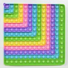 1Pc Multiplication 12x12, Addition 1-12, Math Fidget Popper, Addition With Pop Fidget Toy, Learning Tools For Students And Children, Bubble Sensory Rainbow, Rainbow Dimple Fingertip Toys