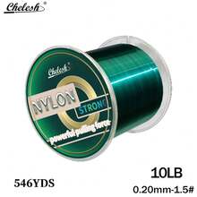 Chelesh 546yds Super Strong Nylon Monofilament Fishing Line, Available In Olive Green, Gray, Transparent, Fuchsia, Parallel Winding Craft, High Strength, Good Water Cutting Performance, Multiple Strengths Available, Father's Day Fishing Gift, Jewelry Making DIY - Multicolor - View 29