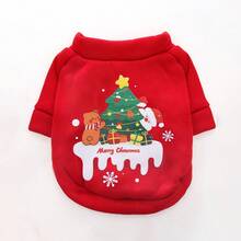 Warm Pet Clothes For Autumn/Winter, Fleece Outerwear For Cats & Dogs, Christmas Pet Hoodie