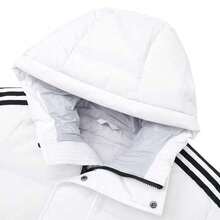 Adidas Herren Dicker, warmer und winddichter Daunenjacke mit Dreiblatt-Logo