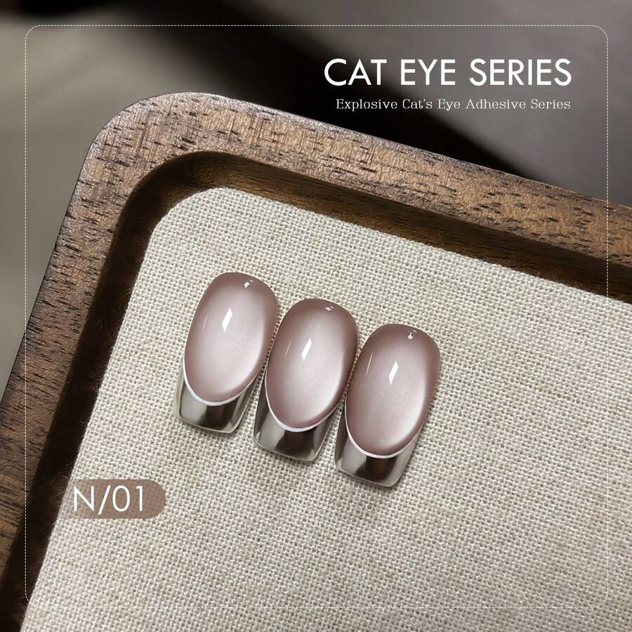 3 Colors 10ML New Popular Reflective Cat's Eye Magnetic Nail Gel Semi Permanent Nail Art Soaking UV LED Nail Salon DIY Nail Salon Gel - Nhiều màu - Xem 1