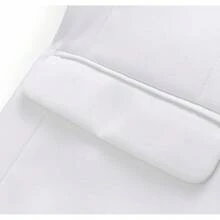 Mens Suit Slim Fit 1 Button 2 Piece Wedding Party Holiday Solid Color Tux Suits For Menhalloween - Cream - View 5