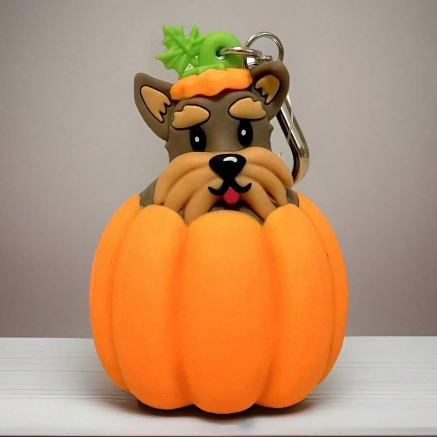 Plush Keychains - Pumpkin Orange - View 1