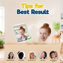 Personalized Picture Customized Pillow, Cute Cartoon Image Design, Blue Pants, Portrait Customized Pillow, Double-Sided Printing, Sofa Pillow, Unique Birthday Gift, Christmas, Halloween, Thanksgiving, For Family And Friends - Quần áo màu vàng - Xem 4