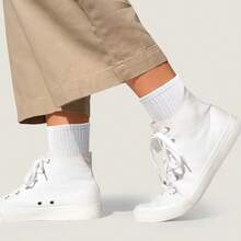 10pcs/6pcs Women's Fitness Socks, Lightweight Cotton Ankle Socks For Yoga, Hiking, Sports, Ballet, Casual Calf Exercise, 4pcs/2pcs