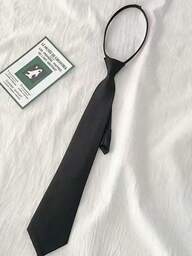 1pc Women's Collegiate Style Tie, Versatile Zipper Arrow Bow Tie, For Dress For Christmas Decor