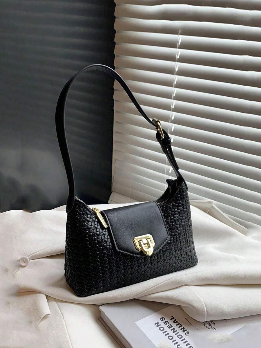 2025 新款时尚简约腋下法棍包，女士单肩斜挎包