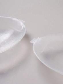 1/2 Stücke Frauen Sport Silikon transparent unsichtbarer Lift-Up Klebebrustpolster mit Einweg-Nippelabdeckungen, geeignet für Kleider und Hochzeitskleider