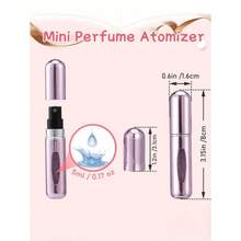 1pcs 5ml Refillable Perfume Bottles, Valentine's Day Gift, Refillable Travel Perfume Bottles, Mini Perfume Bottles, Refillable Perfume Spray Bottles, Travel Essential, Multiple Colors, Spray Bottles Mini Portable Empty Liquid Containers Travel, Beach, Summer, Back To School Travel - 彩色 - 查看 5