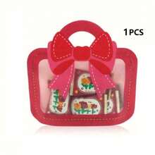 12/24 件优雅蝴蝶结主题礼品袋 - 耐用塑料，自立式袋，带有彩色图案，适用于糖果和小礼物，非常适合派对礼品和工艺品、小礼品袋、婴儿洗礼、生日礼物 - 彩色 - 查看 11